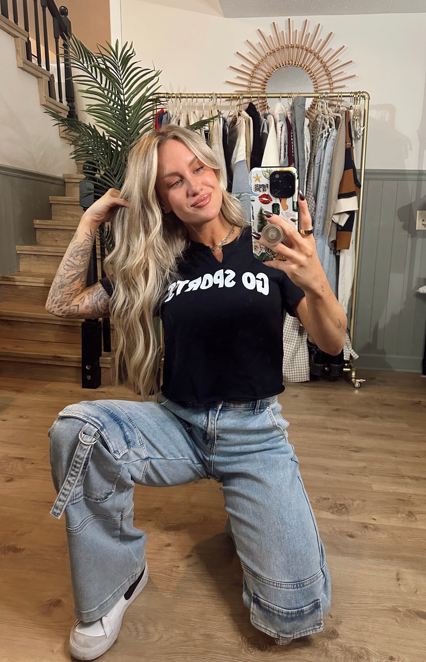 Go Sports Cropped Tee