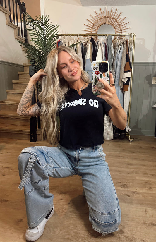 Go Sports Cropped Tee