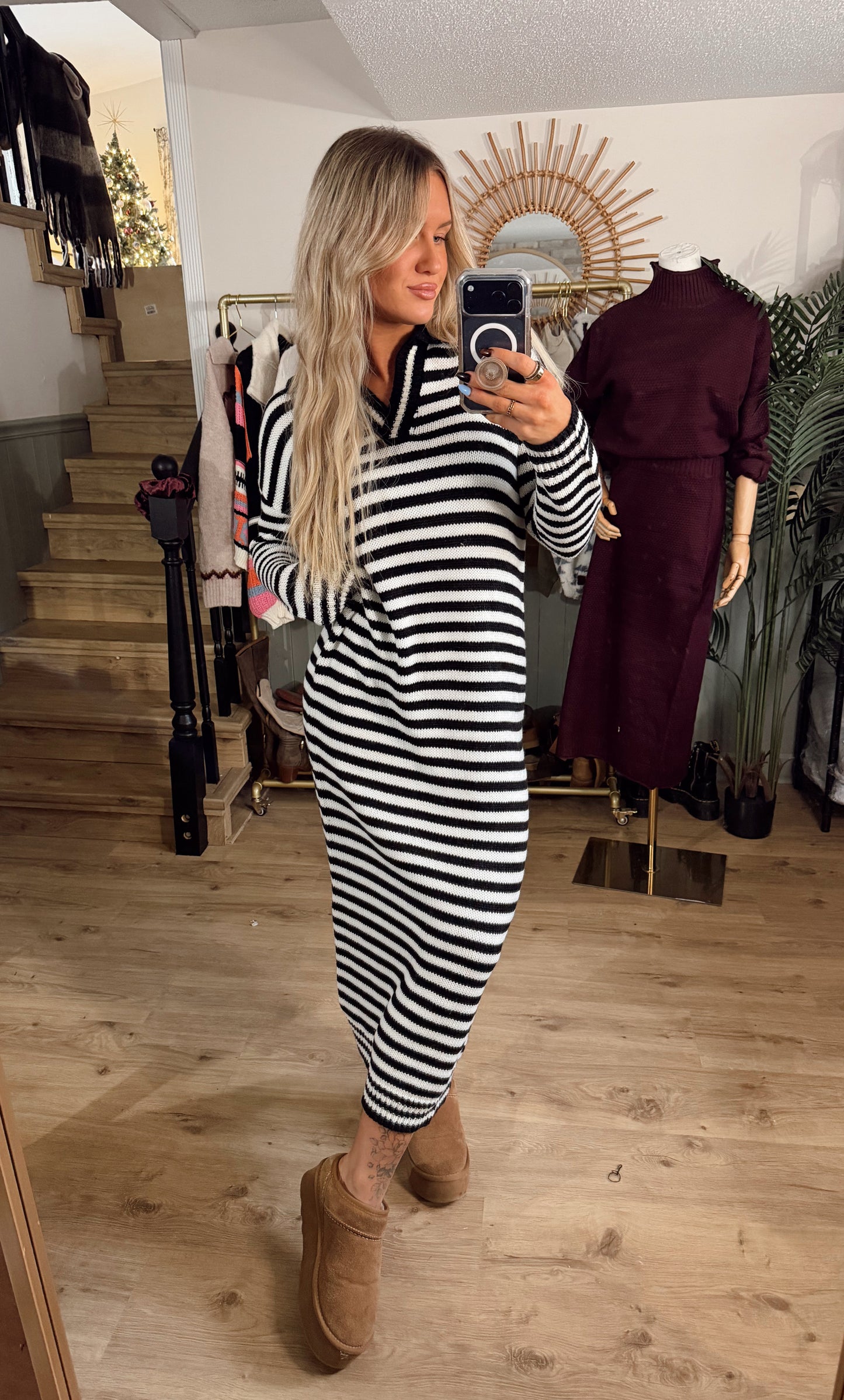 Alpine Lodge Sweater Dress