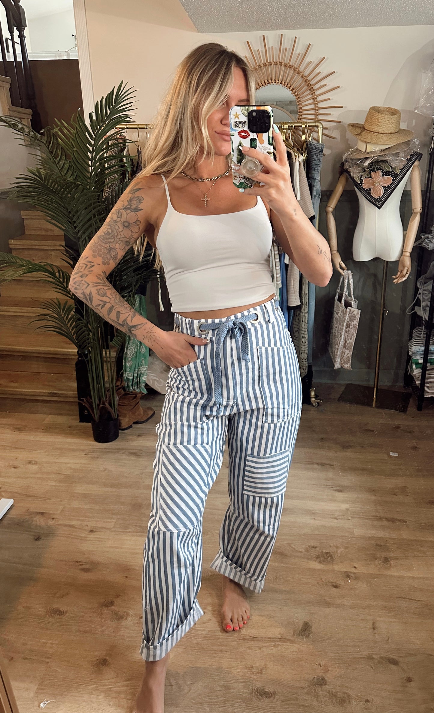 Nautistripe Utility Pants