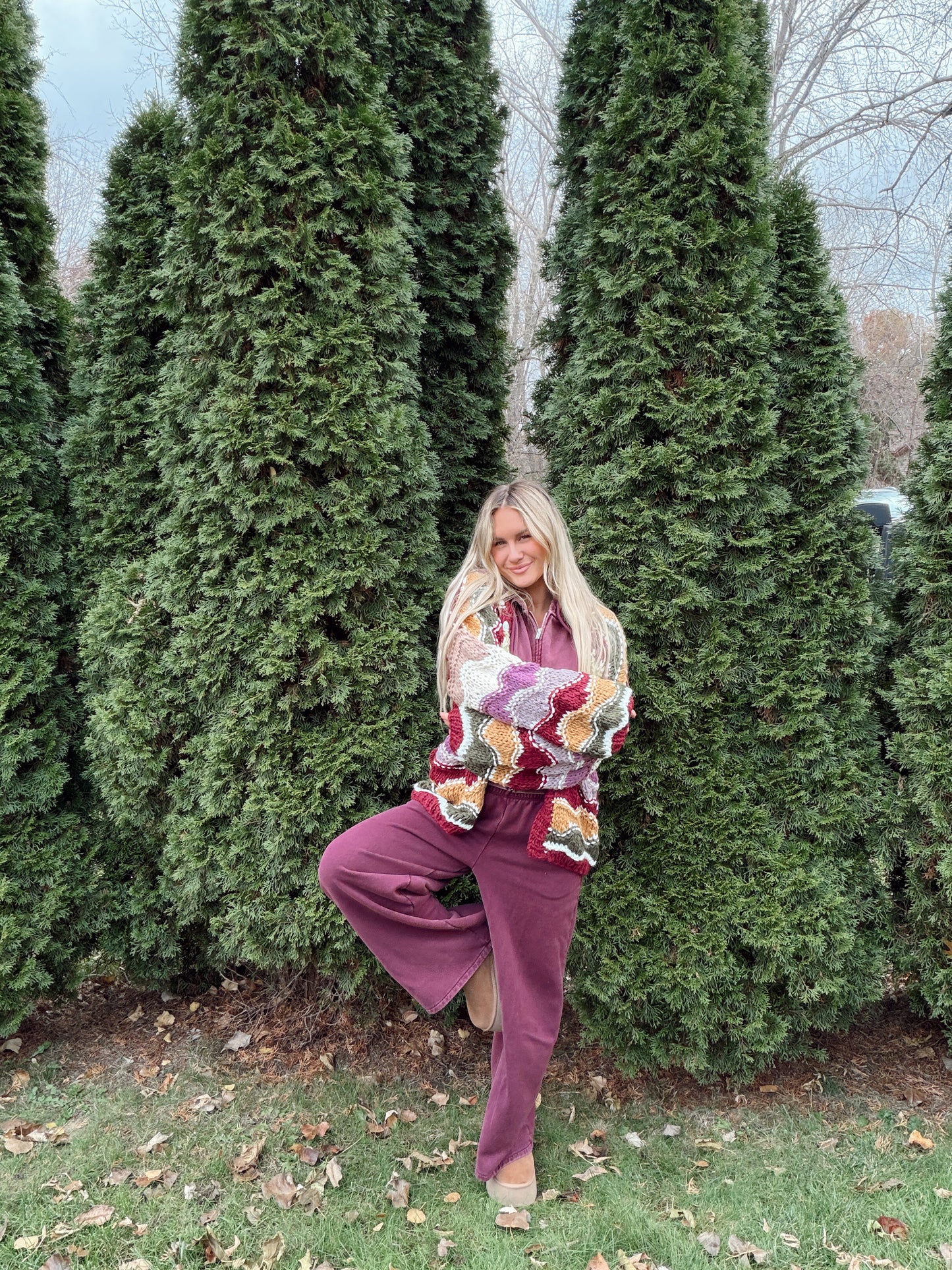 Falling Leaves Cardi