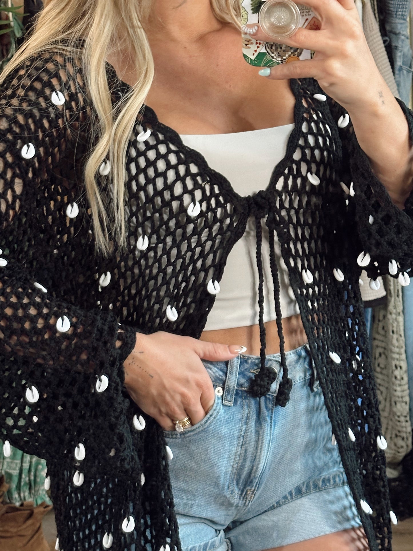 Salty Shell Cardi