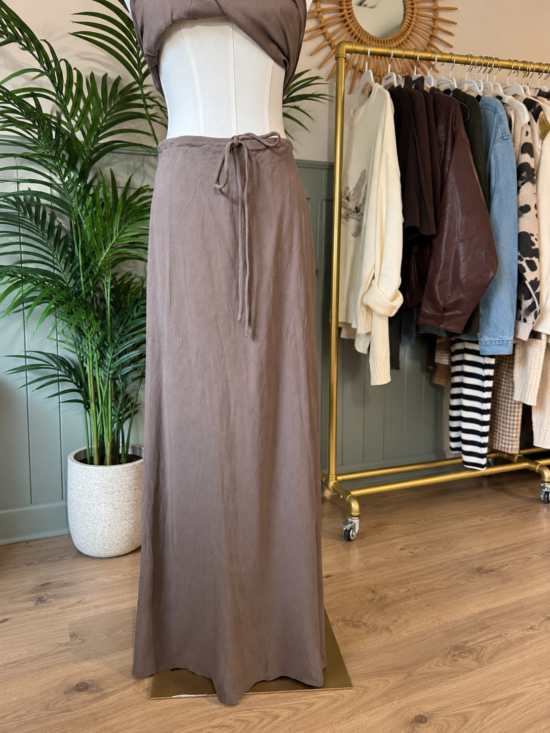 Dark Roast Maxi Skirt