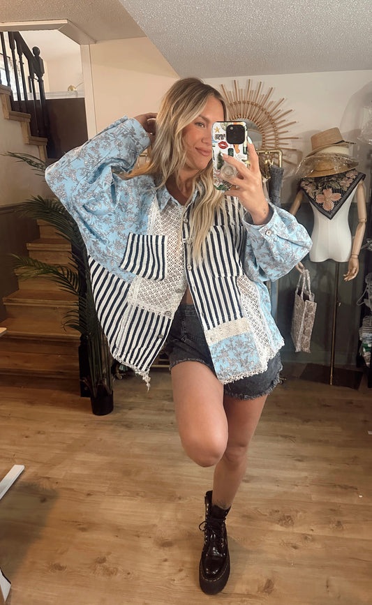 Sail Away Button Down