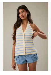 Saltwater Stripe Halter