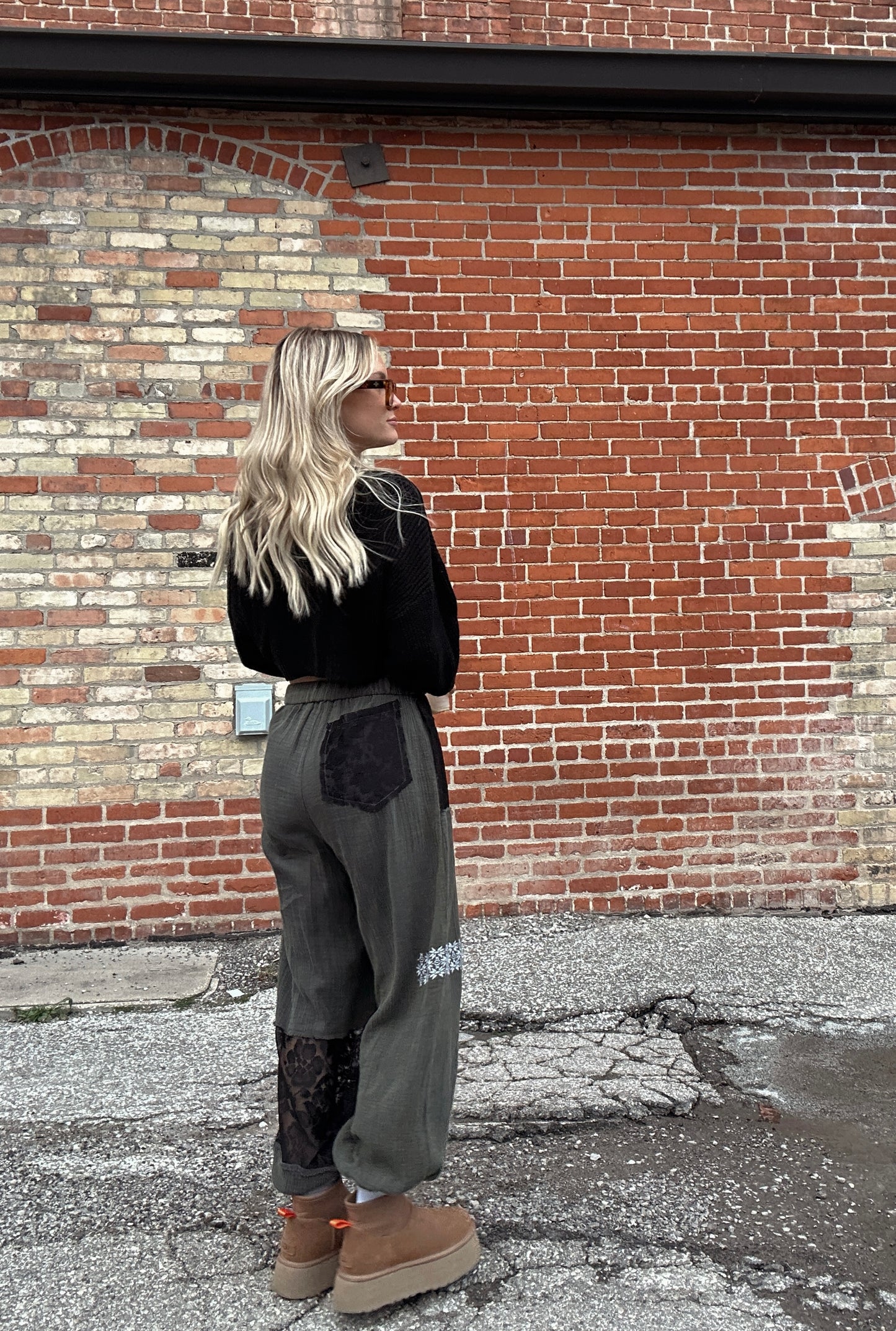 Stephanie Elastic Waist Jogger Pant