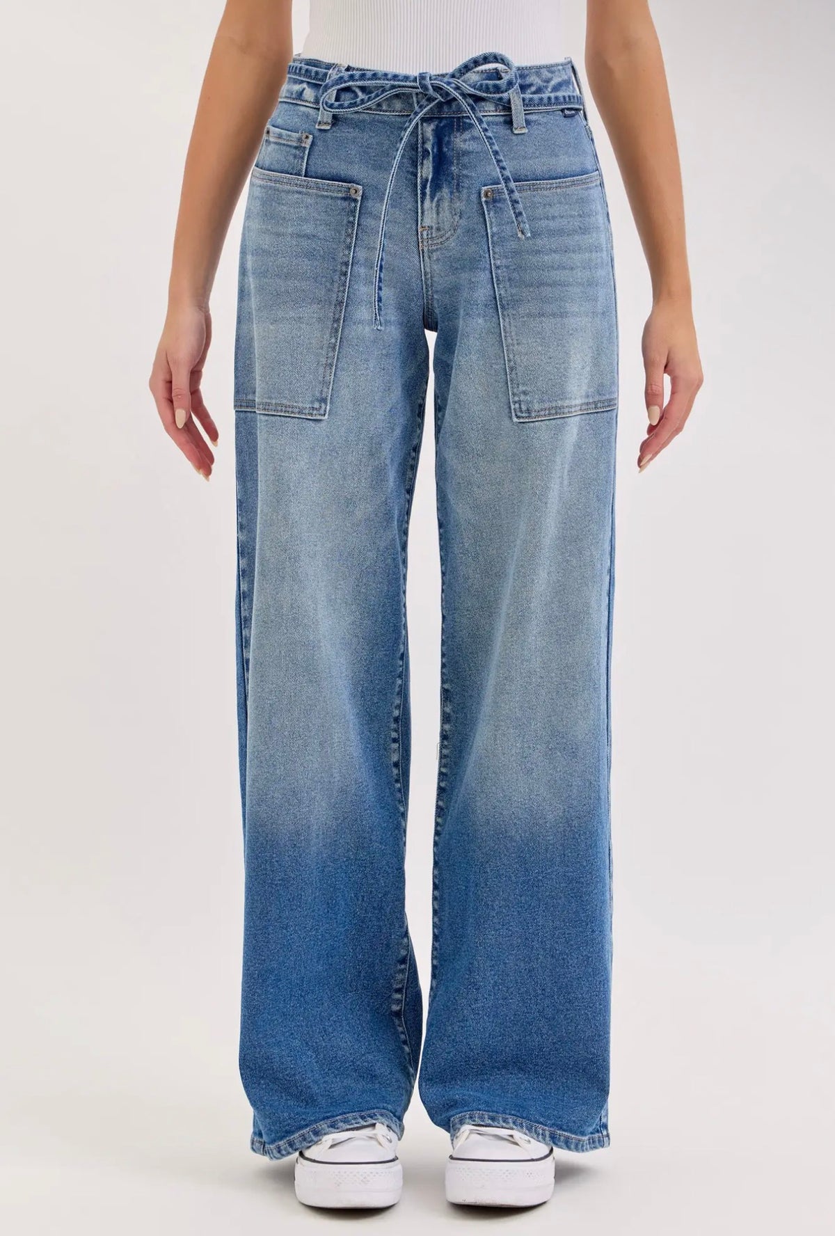 Jordy Medium Rise Wide Leg Jeans
