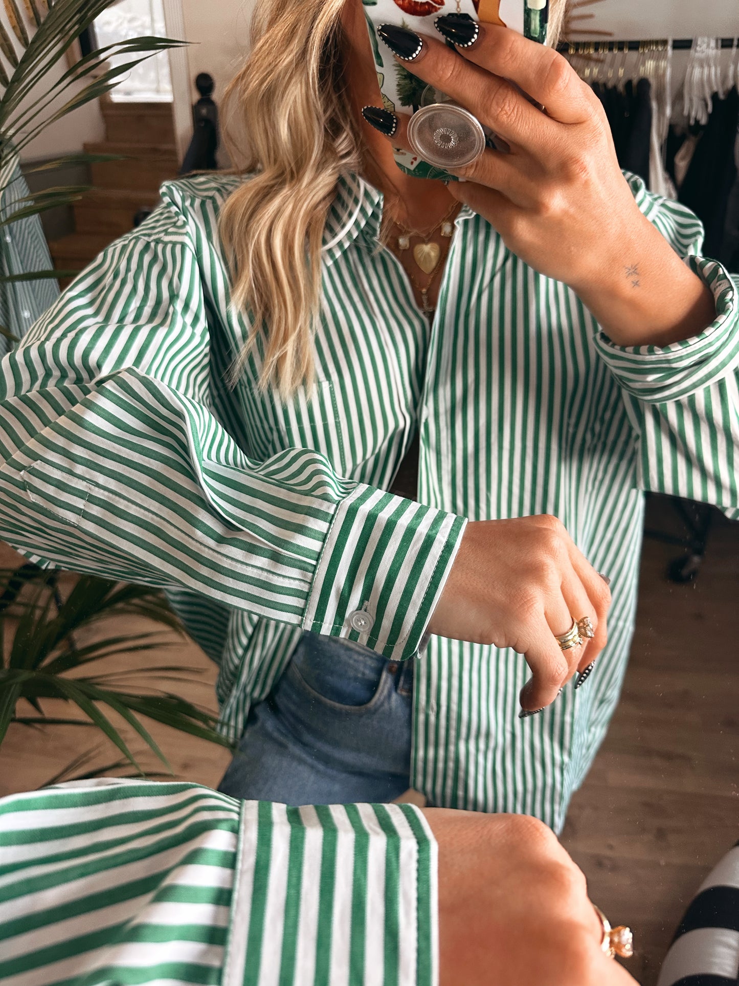 Lucky You Button Down
