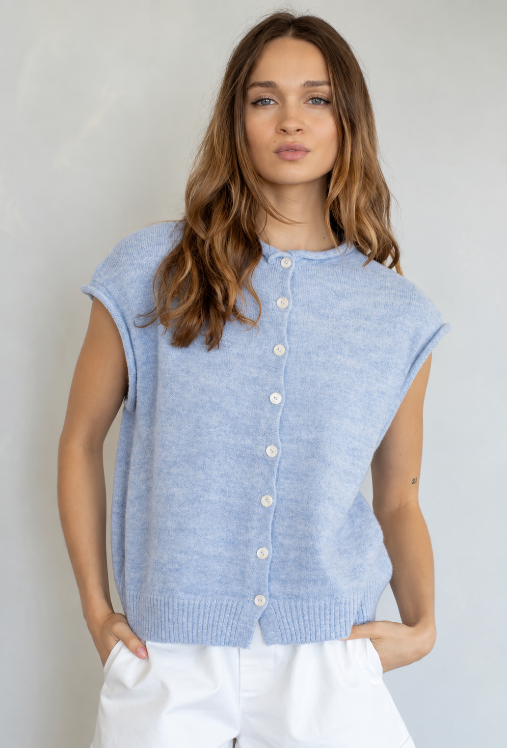 Piper Sleeveless Cardi
