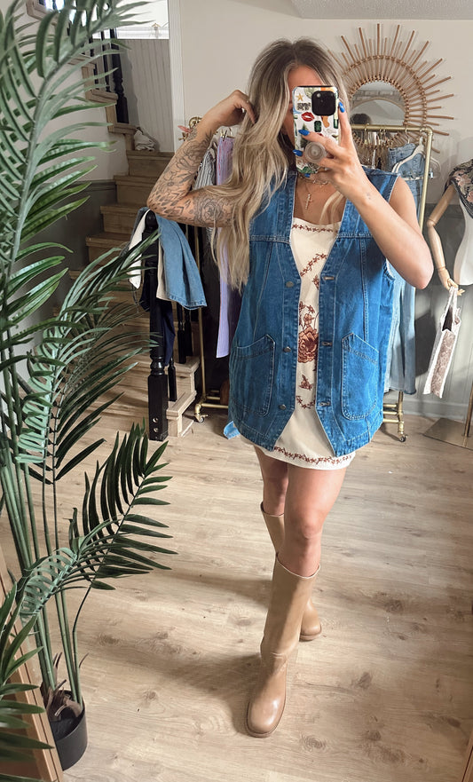 Dusty Trails Denim Vest