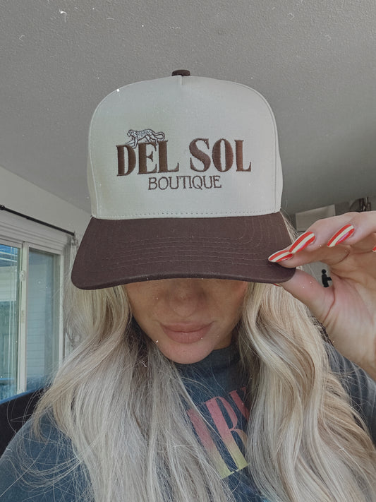 DEL SOL Embroidered Trucker Hat